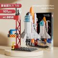 Compatible with Lego space shuttle, Chinese building blocks, rocket models, children's science and education, assembling small particle educational toys.