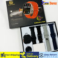A20 Ultra Max Smart Watch â AMOLED Display | 4 Straps | SIM Support | Wireless Charging | Waterproof | Android & iOS Compatible.