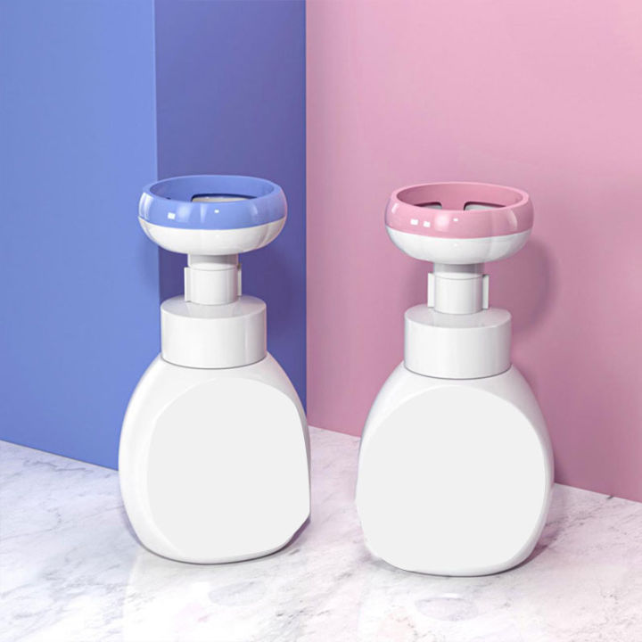 Flower Soap Dispenser Stamp Hand Soap Pump Bottle Floral Foam Bubbler Handsoup