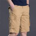 2 Quarter Comfortable Cotton Cargo Shorts Half Pants - Men. 