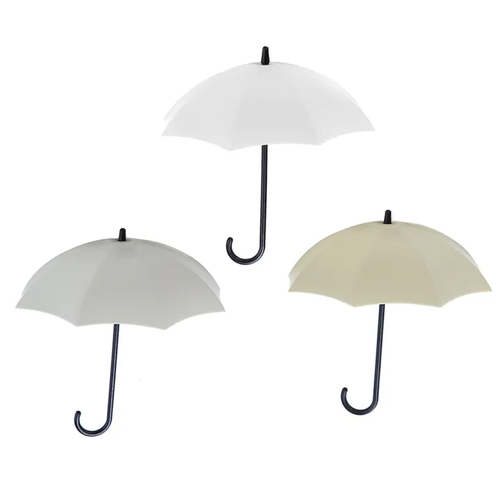 3Pcs%20Cute%20Umbrella%20Wall%20Hook%20Key%20Hanging%20Bag%20Brush%20Holder%20Decorative%20Organizer%20-%20Image%202