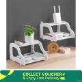 High Quality PVC Tarpaulin Double Layer Wall Mounted Shelf Stand for Wifi Modem Router.