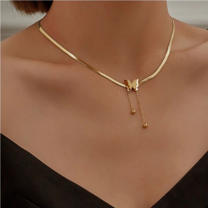Butterfly%20Pendant%20choker%20Necklaces%20Gold%20Plated%20Chain%20for%20Women%20Jewelry%20Gifts%20-%20Necklace%20For%20Girls%20-%20Necklace%20For%20Girls%20-%20Image%203