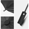 12 Ribs Automatic Umbrella Rain Wind Resistant Sun Umbrellas Black Coating Umbrella Parasol Portable UV Folding Umbrellas. 