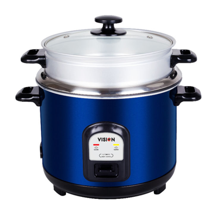 Vision RC- 1.8 L 40-06 SS Blue Rice Cooker (Double Pot)