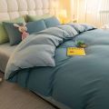 Three-piece set, four-piece quilt set, quilt cover, ins quilt, full set, washed cotton sheets, dormitory bedding, college students.