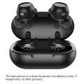 Mini TWS Bluetooth 5.4 Wireless Earbuds with Wireless Charging Case Invisible Mini Bluetooth Earphones Easy Install Easy to Use Black. 