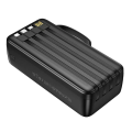 Hoco MMJ-13 Intelligence Balance 30000mAh Power Bank with Built in 4 Cables - Black.