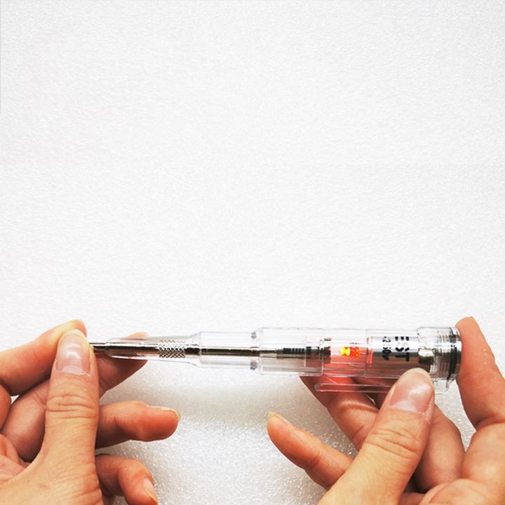 Waterproof%20Induced%20Electric%20Tester%20Pen%20Screwdriver%20Probe%20Light%20Voltage%20Tester%20Detector%20AC/DC%2070-250V%20Test%20Pen%20Voltmeter%20-%20Image%203
