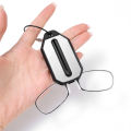 Folding Nose Clip-on Reading Glasses Key Chains Legless Ultralight The Aged Mini Portable Presbyopic Glasses Keychain +1.0 - 3.0.