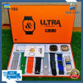Y80 Ultra Smartwatch with 8 Strap bluetooth Calling Smartwatch 2.02" Display.
