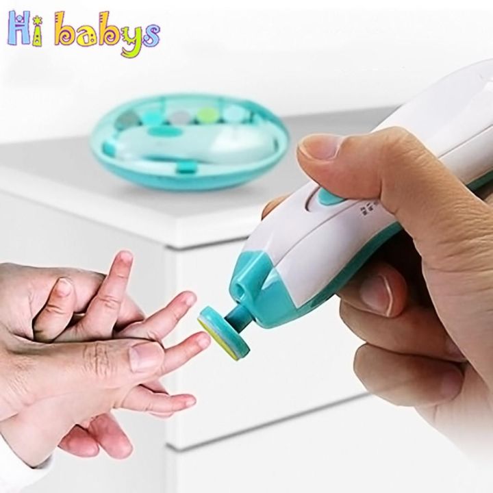 Electric Nail Trimmer for Baby Newborn Nail Trimmer Manicure Kit For Baby Baby Nail Trimmer Nail Care High Quality Baby Nail Trimmer Baby Care Set Electric Manicure Set Electric Nail Cutter for Baby - gold palace