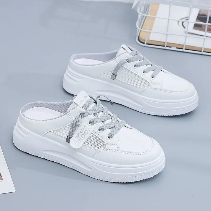 Korean%20Soft%20Leather2023New%20Summer%20Half-Support%20White%20Shoes%20Women's%20Shoes%20Thick%20Bottom%20for%20Outdoors%20Lazy%20Sandals%20Closed%20Toe%20Casual%20-%20Image%204