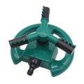 Garden Sprinklers Water Rotary Three Arm Water Sprinkler 360 Degree Automatic Rotating Water Sprinkler System Good effect and easy to use. 