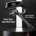 V16 Bluetooth-compatible Headset Digital Display Hands-free Voice Answering Business Sports Earphones.