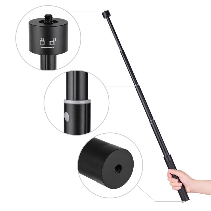 Telescopic%20Stabilizer%20Extension%20Rod%20Max.%20Length%2073cm%20Aluminum%20Alloy%20Pole%20with%201/4%20Inch%20Screw%20and%20Screw%20Hole%20for%20Gimbal%20Stabilizer%20zhiyun%20Feiyu%20-%20Image%208
