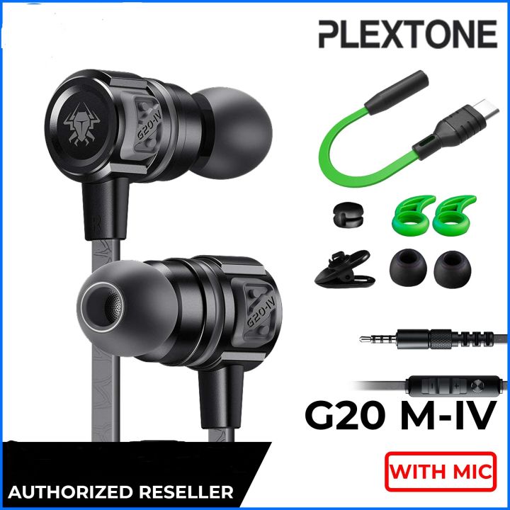 Plextone G20 Type C Connector Gaming Earphone Type-C Jack