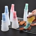 Oil Bottle with Brush Seasoning Seasoning Sauce Brush with Scale Oil Bottle BBQ Kitchenware Gadgets Grilling Frying Tools. 