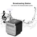 Portable Mini Speaker With SD Card Slot USB Disk 3.5mm Audio Jack MP3 Music Player FM Radio Broadcast Soundbox For PC Phone.