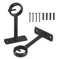 Ceiling Mounted Curtain Rod Brackets, Heavy Duty Ceiling Bracket.