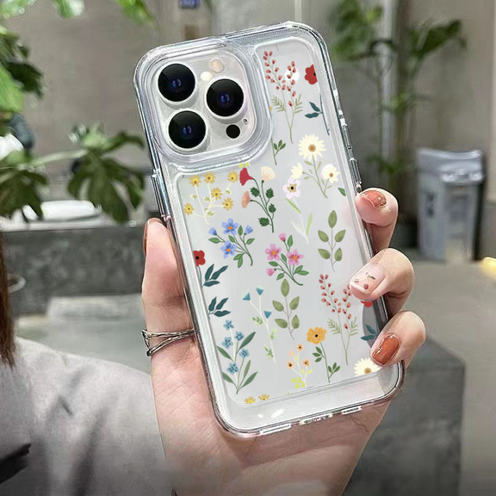 Flower%20Love%20Soft%20Silicone%20Phone%20Case%20For%20iPhone%2016%2015%2014%2013%2012%2011%20Pro%20Max%20XS%20XR%207%208%2015%20Plus%20Transparent%20Shockproof%20Bumper%20Cover%20-%20Image%205