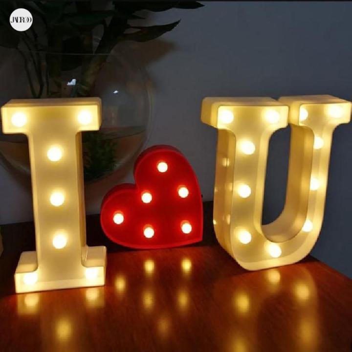 Jadroo 3D Letter Sign Table Lamp - Table Lamp