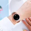 SKMEI 1669 RoseGold Stainless Steel Digital Watch For Women - RoseGold. 