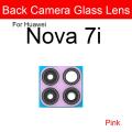 Rear Back Camera Glass Lens For Huawei Nova 5 5i 5T 5Z 6 4G 5G Se 7 7i Pro Camera Glass Lens Cover With Adhesive. 