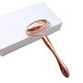 Stainless steel pointed roller spatula massage ball stone face roller massager to improve neck facial beauty skin care tool. 