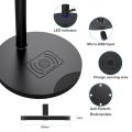 NEWLink Dream Fast Wireless Charging with Headphone Stand 2-in-1 10W Wireless Charger Pad Headset Holder for PC Accessories Desk. 