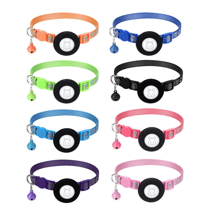 Airtag%20Pet%20Collar%20Reflective%20Nylon%20Adjustable%20Collar%20Anti-lost%20For%20Cat%20Dog%20-%20Image%202