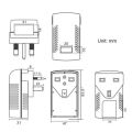 100Mbps Passive UK Plug CCTV IP Camera Power Supply Adapter. POE Injector POE Switch Adaptors Over Ethernet.
