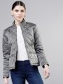 Pantoneclo Premium Quality Women's Padding Jacket - Silver Color. 