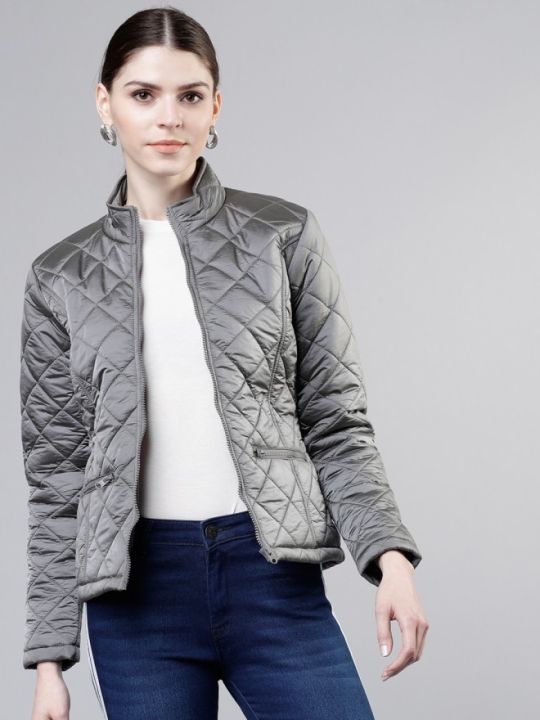 Pantoneclo Premium Quality Women's Padding Jacket - Silver Color