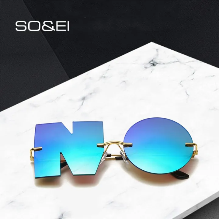 SO%20EI%20Vintage%20Mirror%20Rimless%20Sunglasses%20Women%20Fashion%20Unique%20NO%20Letter%20Eyewear%20Men%20Punk%20Goggles%20Shades%20UV400%20Female%20Sun%20Glasses%20-%20Image%205