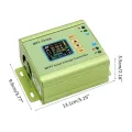 -7210A MPPT Solar Charge Controller 24V/36V/48V/60V/72V Solar Regulator Battery Charger Panel Boost Voltage Module. 
