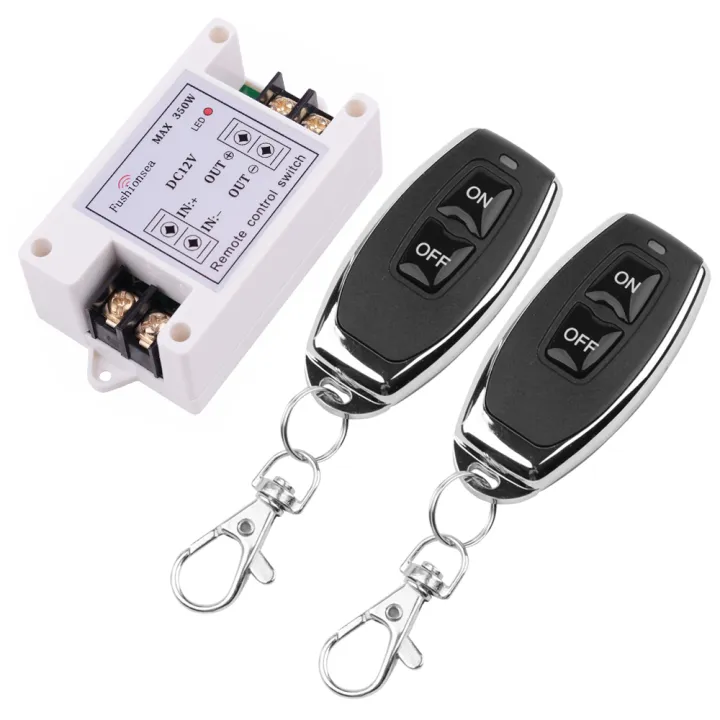 【In-Stock】 12V 40A Relay Remote Control Switch System RF 433Mhz On Off ...