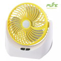 Lithium rechargeable mini table fan with LED light -1880.
