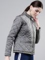 Pantoneclo Premium Quality Women's Padding Jacket - Silver Color. 