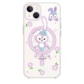 Magnetic Cartoon for Apple 14 Phone case 13promax Transparent Cartoon 12 Soft Silicone iPhone15 Creative. 