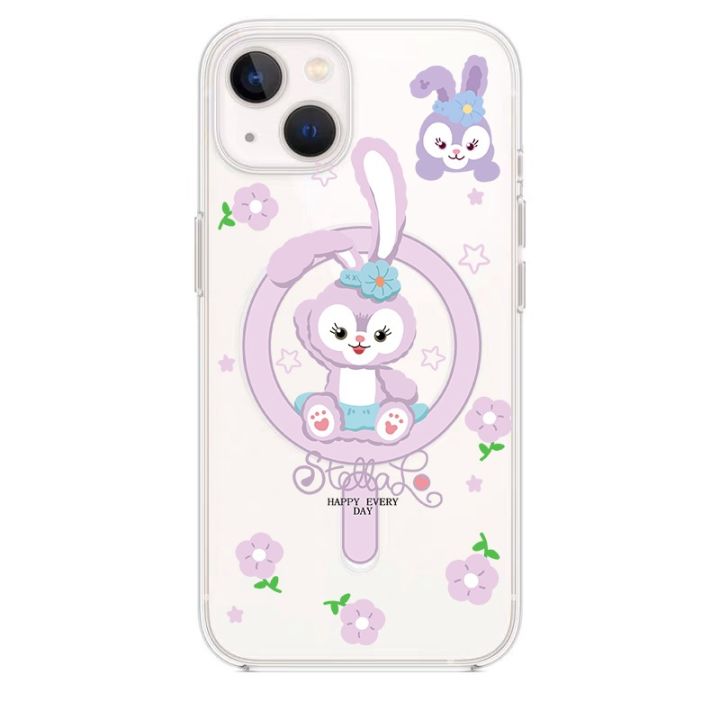 Magnetic%20Cartoon%20for%20Apple%2014%20Phone%20case%2013promax%20Transparent%20Cartoon%2012%20Soft%20Silicone%20iPhone15%20Creative%20-%20Image%205