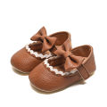 2022 New 0-1 Year Old Baby Shoes Fashion Bow Baby Girl Princess Shoes Rubber Sole.
