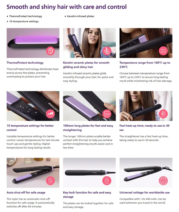Philips%20BHS377/00%20StraightCare%20Essential%20ThermoProtect%20Straightener%20for%20Women%20-%20Image%206