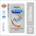 Durex Air Ultra Thin Love Condom - 10Pcs Pack(Made In India).