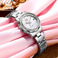 OPK Watch for women  stainless steel strap waterproof trendy fashion diamond embellished luminous Korean trendy style 6013. 