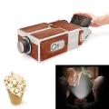 DIY 3D Projector Cardboard Mini Smartphone Projector Light Novelty Adjustable Mobile Phone Projector Portable Cinema. 