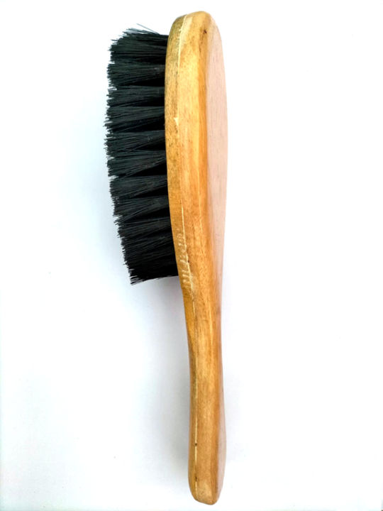Coat%20Blazer%20Brush/%20Duster%20for%20Office%20&%20Home%20Use,%20Wooden%20handle%20&%20Soft%20Black%20Hair%20Fluff%20-%20Image%202