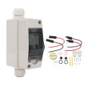 PV Disconnect Switch IP65 Waterproof DC Circuit Breaker DC12-400V AC90-400V Pa66 Housing Plug and Play for Photovoltaic System. 