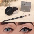 2 in 1 Black Brown Quick-drying Eyeliner Eyebrow Gel Cream with Brush Waterproof Lasting Smooth Not Blooming Eye Makeup Cosmetic.