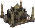 Big Size Antique finish Indian Souvenir Majestic Tajmahal Metal Miniature statue showpiece Metal Crafts World Landmark Building Model Architectural Creatives Taj Mahal for Home Office Decor Ornaments. 